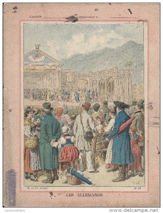 Couverture De Cahier D´écolier/Les Peuples De La Terre/Les Allemands/Charaire/Paris /Vers 1895-1905   CAH67 - Autres & Non Classés