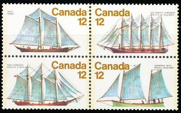 Canada (Scott No. 747a - Voiliers / Sailling Vessels) [**] - Maritime