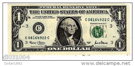 Etats UNIS D' AMERIQUE USA Billet 1 Dollar 2001  NEUF UNC - Sonstige – Amerika