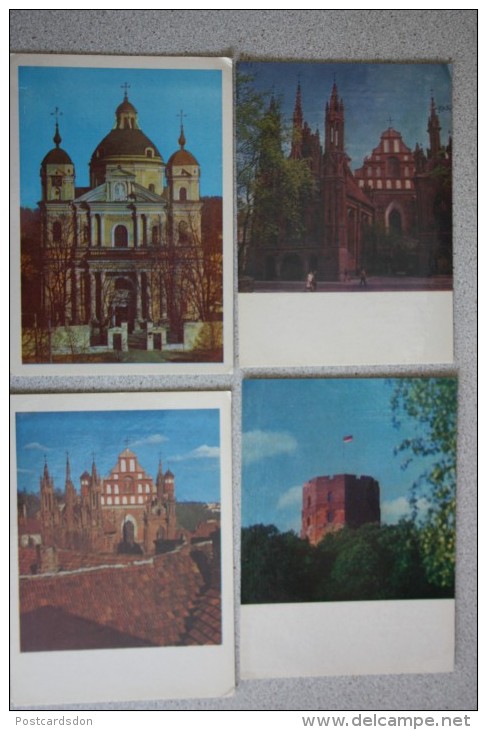 VILNIUS. 10 Postcards Lot. 1970s - Lituania