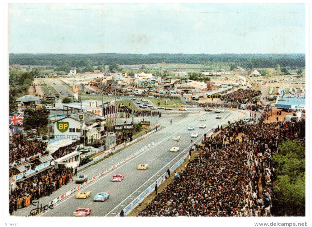 CPSM LE MANS 72 F1 CIRCUIT DES 24 HEURES DEMARRAGE DES VOITURES ED JIPE - Le Mans