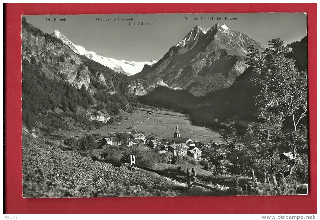HAD-05  Evolène, Val D'Hérens, Dt Blanche, Glacier De Ferpècle, Dts De Veisivi. Non Circulé Gyger - Evolène