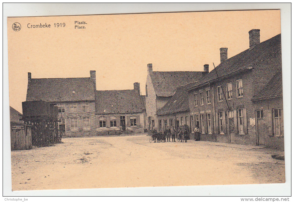 Krombeke, Crombeke 1919, Plaats (pk23883) - Poperinge