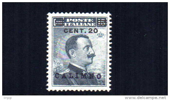 # ITALIA REGNO COLONIE, ISOLE EGEO, CALINO, 1916 SASS 8 MNH ** - Egée (Calino)