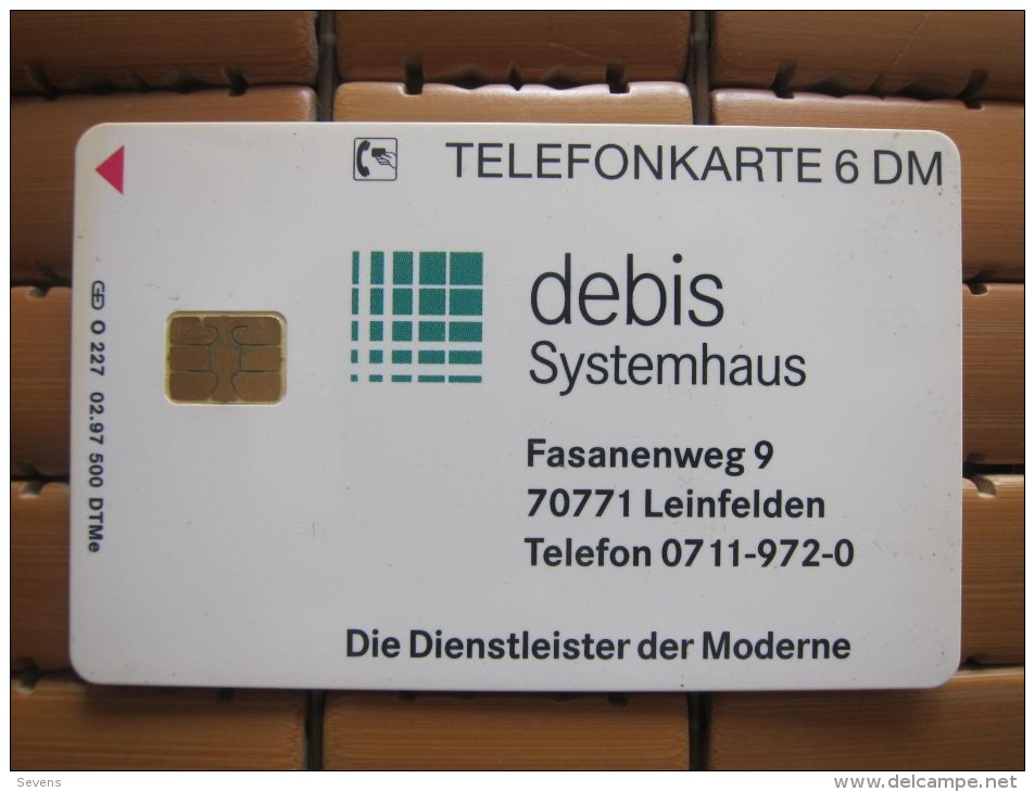 O227 02.97 Debis Systemhaus,mint But Tiny Yellowed,only 500pcs - O-Series: Kundenserie Vom Sammlerservice Ausgeschlossen