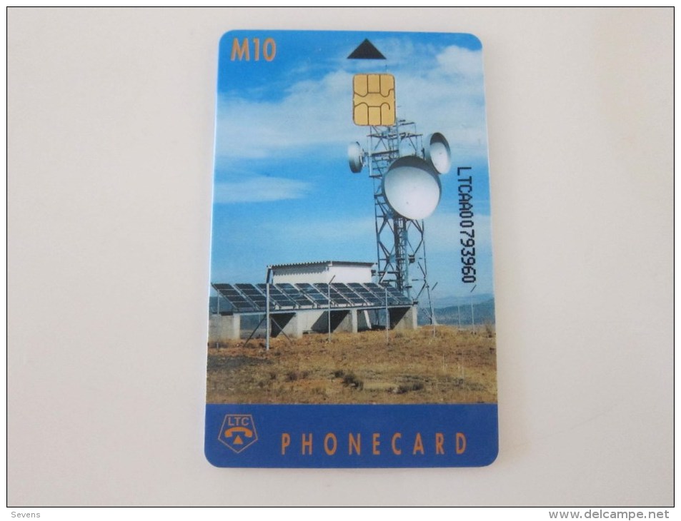 Chip Phonecard,first Issued, Used With Scratch - Lesoto