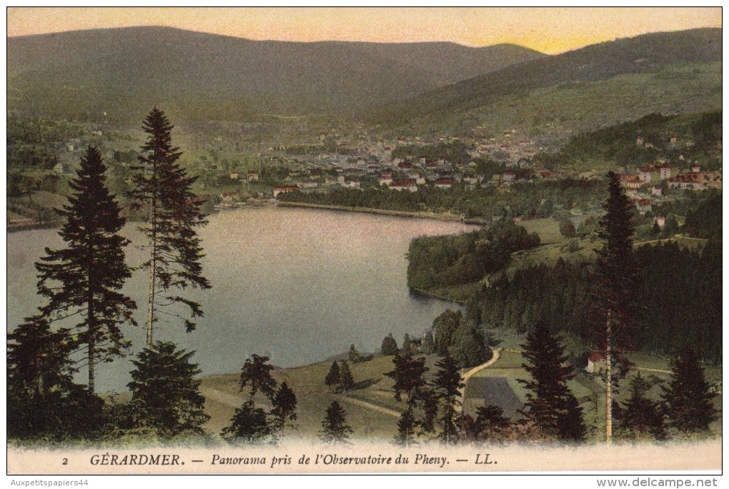 C.P.A Du Dpt. 88 - 88400 - Gerardmer - Les Vosges - Panorama Pris De L'Observatoire Du Pheny - LL. - Gerardmer