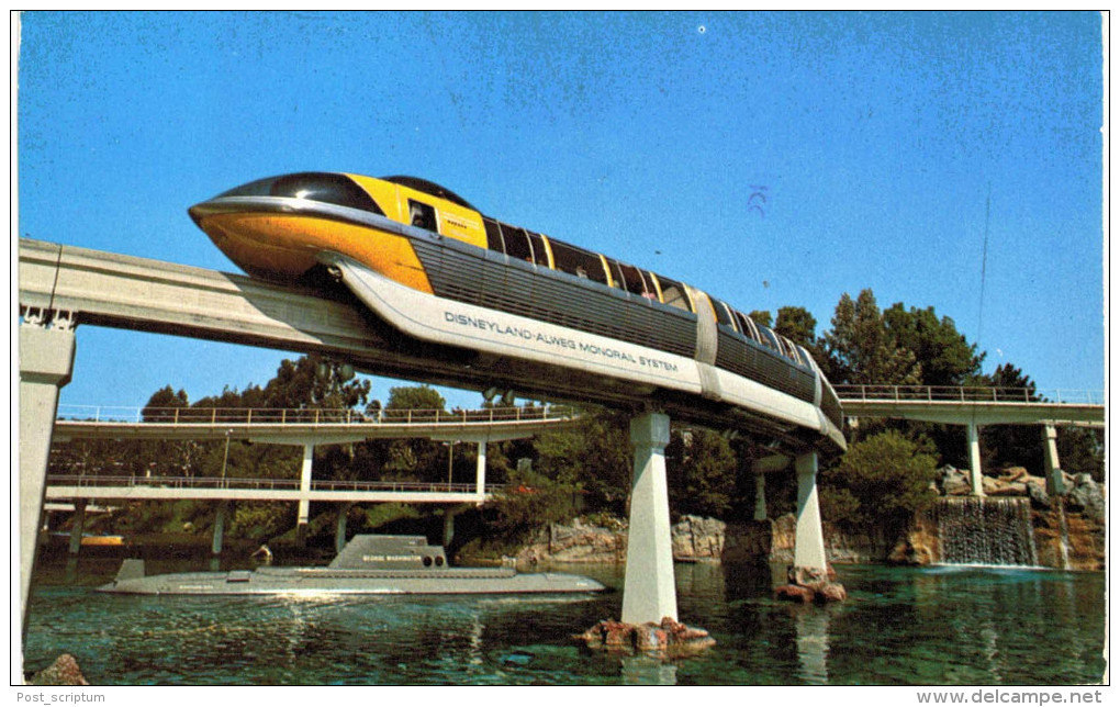Thème - Disneyland - Tomorrowland - Monorail Train - Disneyland
