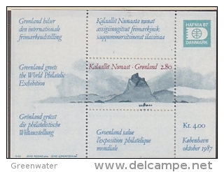 Greenland 1987 Hafnia M/s ** Mnh (25355AC) Promotion - Blocks & Sheetlets