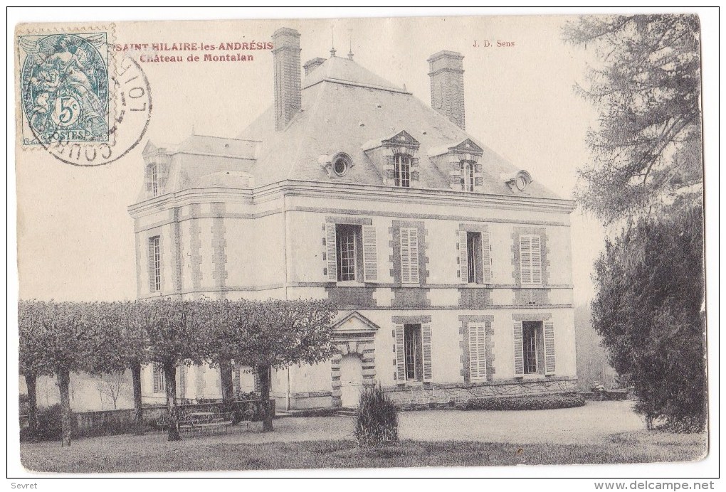 SAINT HILAIRE Les ANDRESIS.   -  Le Château De Montalan. - Sonstige & Ohne Zuordnung