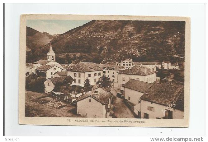 ALDUDES (B P) 18 UNE VUE DU BOURG PRINCIPAL - Aldudes