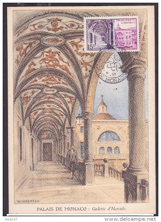 Monaco N°384 - Carte Maximum - TB - Briefe U. Dokumente