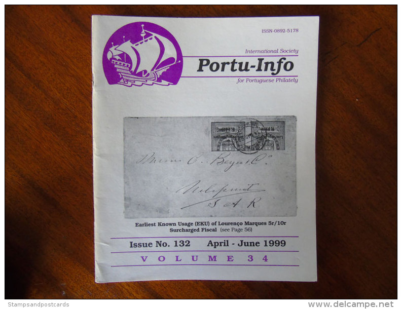 Portu-Info International Society For Portuguese Philately June 1999 Portugal Mozambique Ceres - English (from 1941)