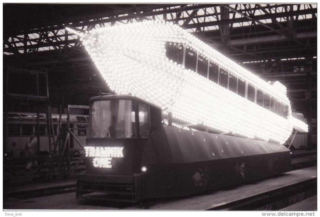 Tram Photo Blackpool Corporation Tramways 732 Tramnik One Pantograph Car 168 - Trains