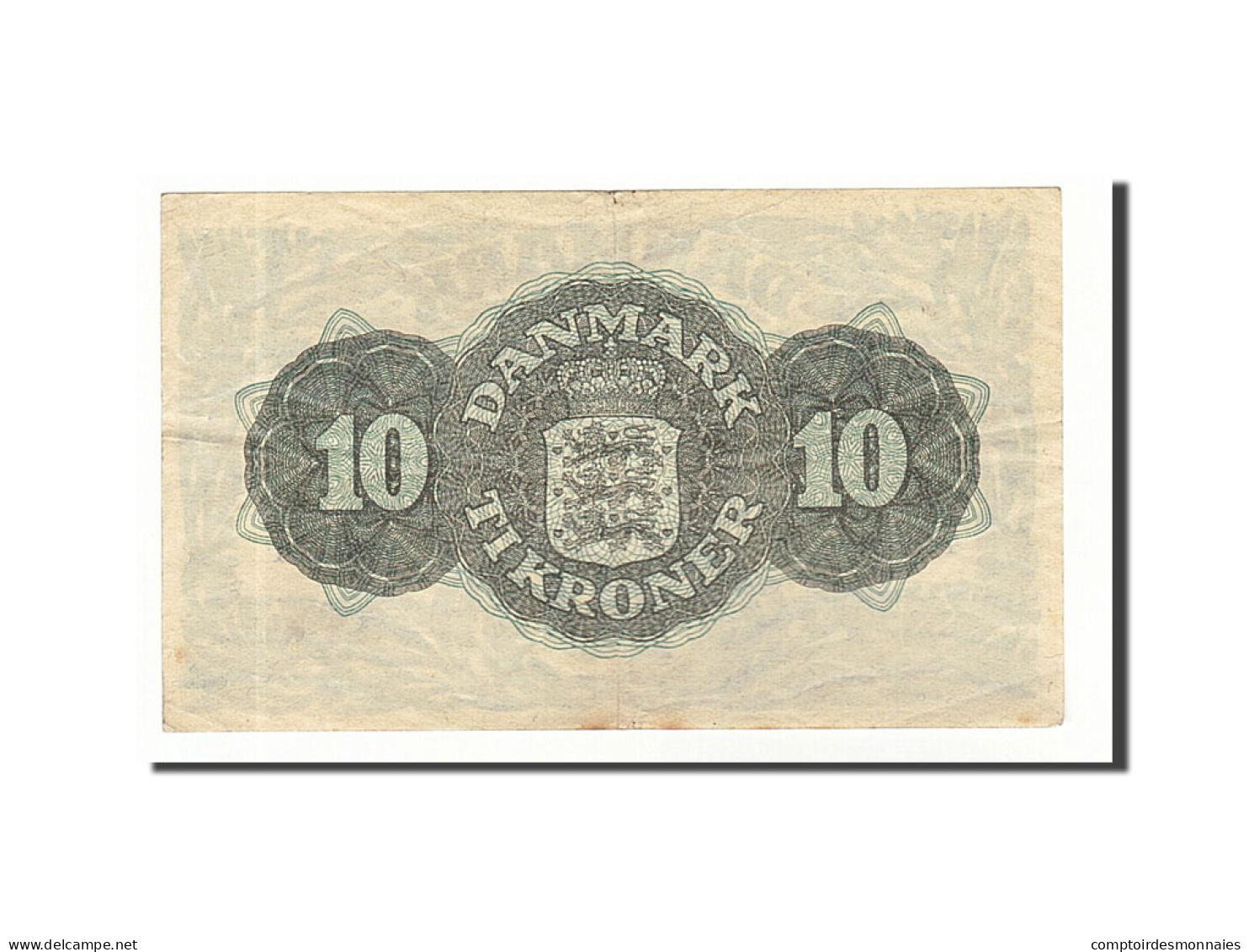 Billet, Danemark, 10 Kroner, 1947, TTB+ - Dinamarca