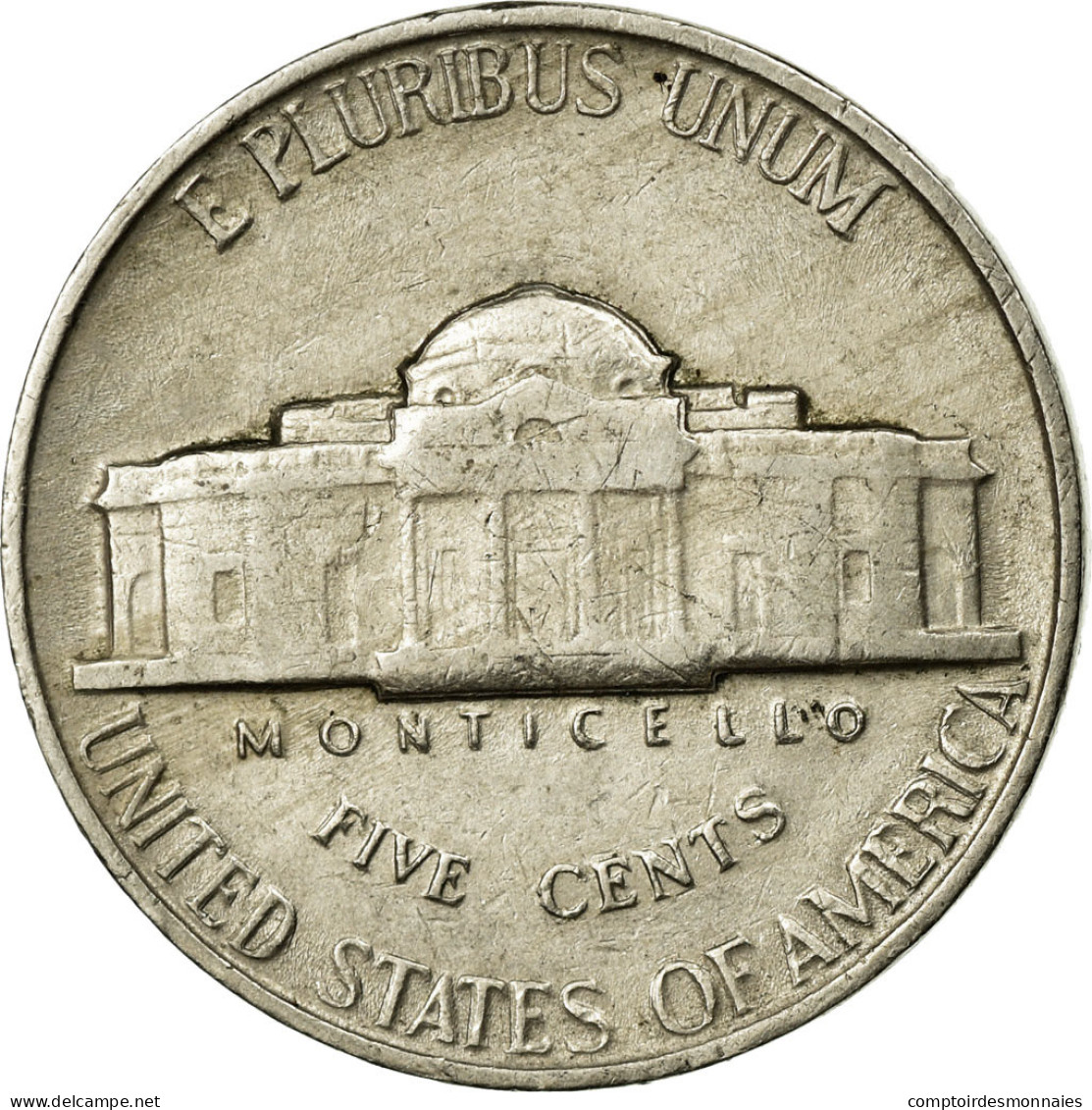 Monnaie, États-Unis, Jefferson Nickel, 5 Cents, 1960, U.S. Mint, Philadelphie - 1938-…: Jefferson