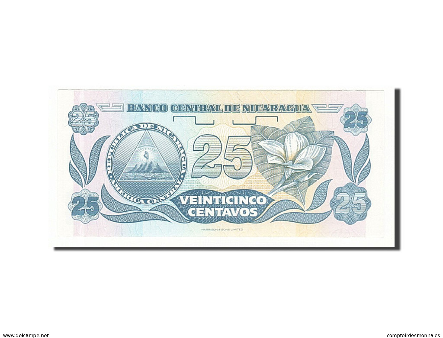 [#158879] Nicaragua, 25 Centavos Type Cordoba - Nicaragua