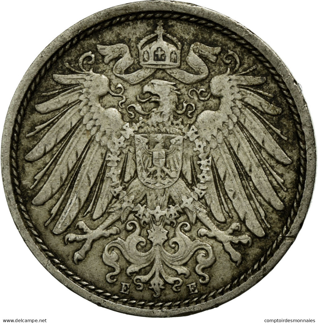 Monnaie, GERMANY - EMPIRE, Wilhelm II, 10 Pfennig, 1911, Muldenhütten, TTB - 10 Pfennig