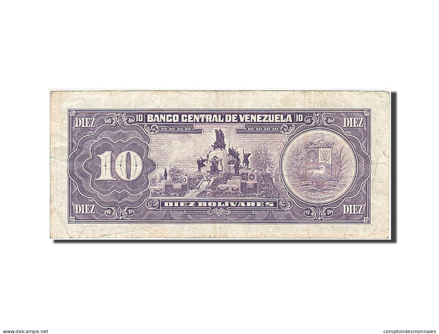 Billet, Venezuela, 10 Bolívares, 1990, 1990-05-31, TB - Venezuela