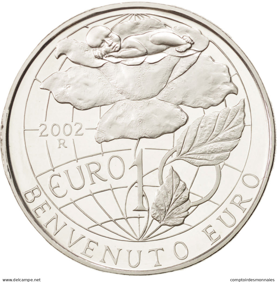 San Marino, 10 Euro, 2002, SPL+, Argent, KM:449 - San Marino