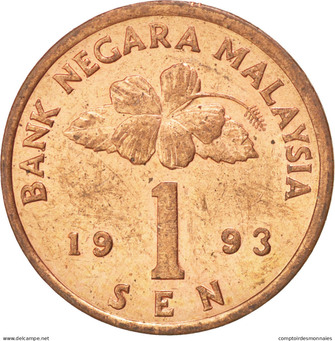 Monnaie, Malaysie, Sen, 1993, SPL, Bronze Clad Steel, KM:49 - Malaysia