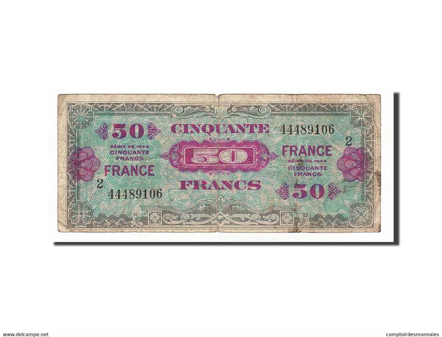 Billet, France, 50 Francs, 1945 Verso France, 1945, 1945-06-04, TB - 1945 Verso Francés