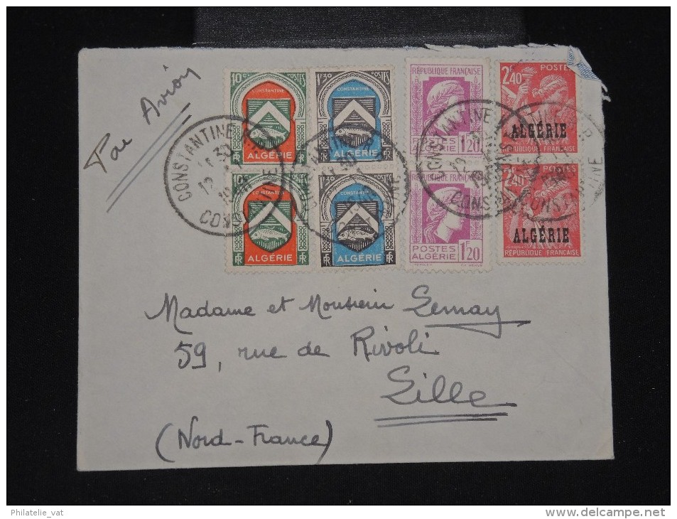 FRANCE - ALGERIE - Enveloppe De Constantine Pour Lille En 1948 - Aff. Plaisant - à Voir - Lot P10317 - Lettres & Documents