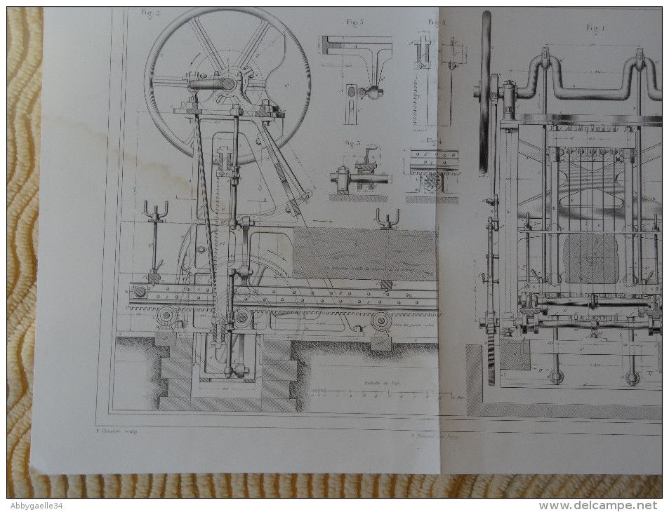 SCIERIE POUR DEBITER LES BOIS EN GRUME N'EXIGEANT NI FOSSE NI FONDATION PAR M. A. COCHOT Publication Industrielle - Tools