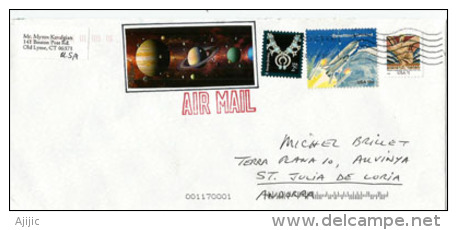 ETATS-UNIS. "Benefiting Mankind", Belle Lettre Adressée En Andorre - Noord-Amerika