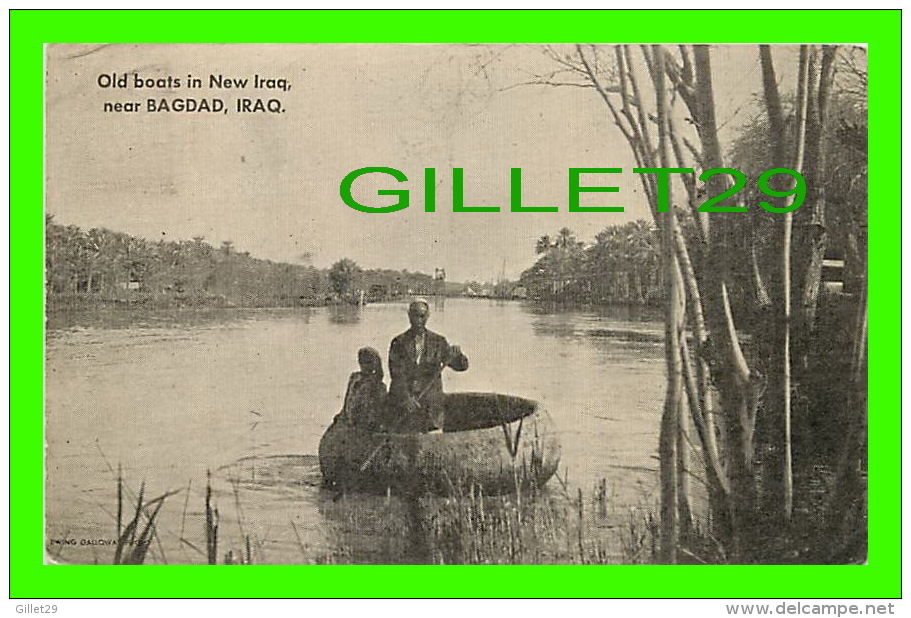 BAGDAD, IRAQ - OLD BOATS IN NEW IRAQ - ANIMATED - ADVERTISING BY SHELL - TRAVEL - - Iraq