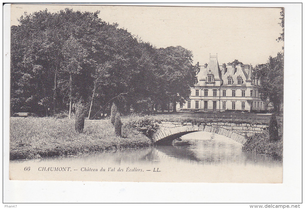 CHAUMONT (52-Hte Marne), Château Du Val Des Ecoliers, Ed. LL 1915 Environ, Renée - Chaumont