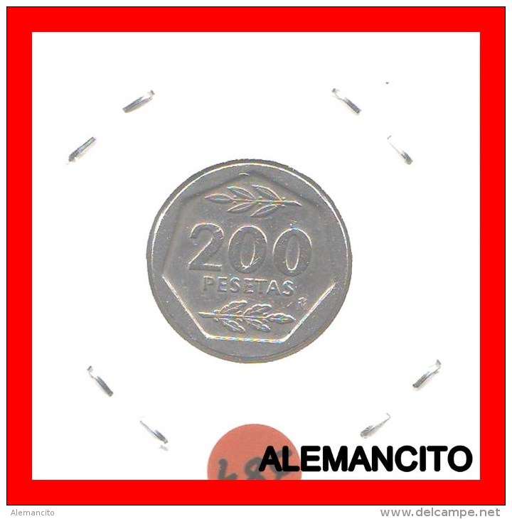 ESPAÑA MONEDA  DE 200 Ptas. AÑOS 1986-1988 - 200 Pesetas