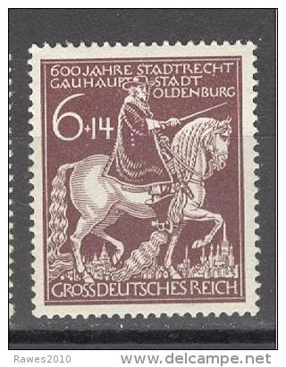 DR Mi. 907 Postfr. 600 Jahre Oldenburg Reiter Pferd - Neufs