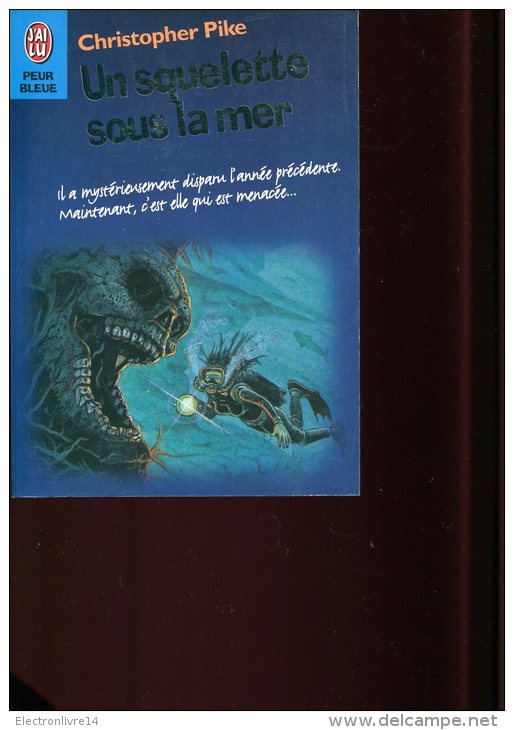 Lot De 11 J'ai Lu Peur Bleue Stine & Ryp & Pilke - Paquete De Libros