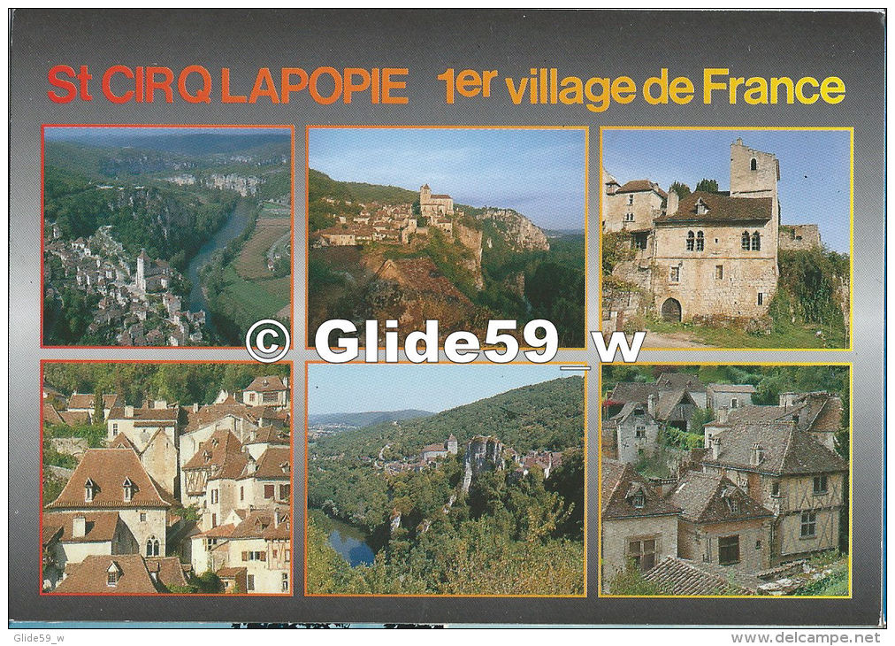 St CIRQ LAPOPIE - 1er / Premier Village De France - Multi-vues - N° S.6 - Saint-Cirq-Lapopie