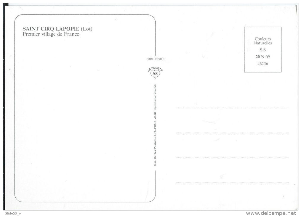 St CIRQ LAPOPIE - 1er / Premier Village De France - Multi-vues - N° S.6 - Saint-Cirq-Lapopie