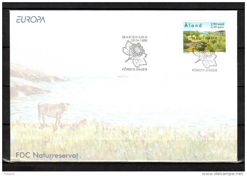 ALAND 1999 : Enveloppe 1er Jour " EUROPA 1999 " Voir Scan. FDC - Aland