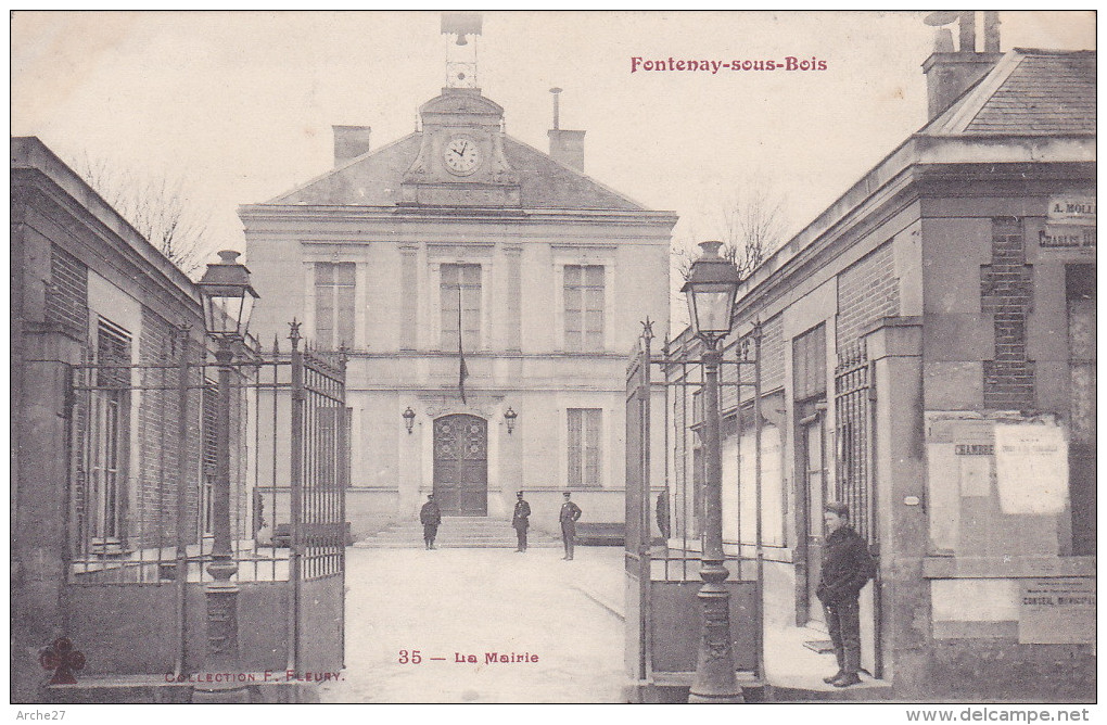 CPA - 94 - FONTENAY SOUS BOIS - La Mairie - 35 - Fontenay Sous Bois