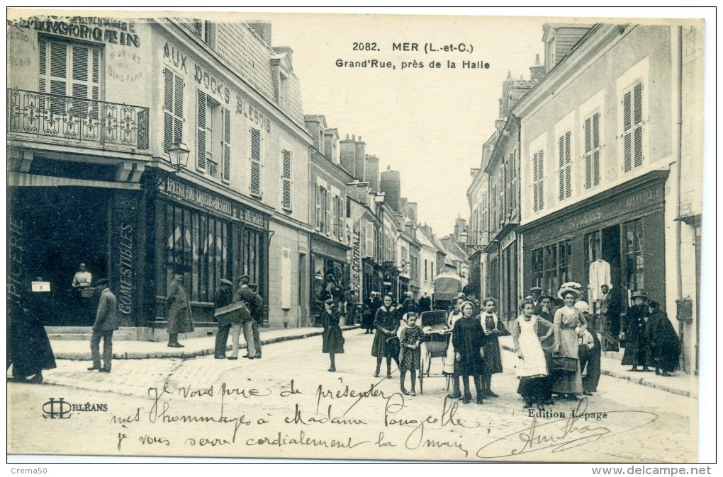 41 - MER - Grand'rue Près De La Halle - Mer