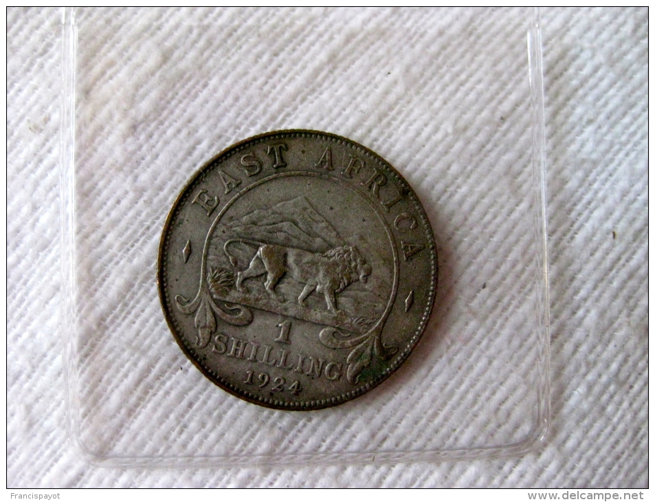 East Africa: 1 Shilling 1924 (silver) - Colonie Britannique