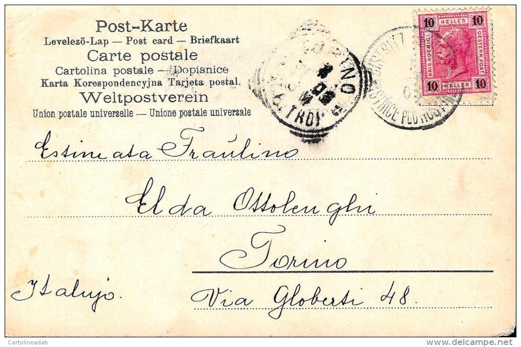 [DC4960] CARTOLINA - CASA CON MULINO IN CAMPAGNA - Viaggiata - Old Postcard - Altri & Non Classificati