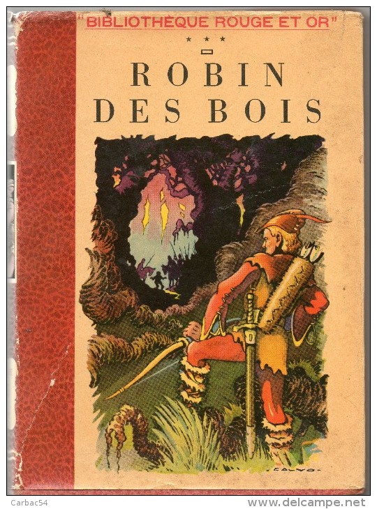 Robin Des Bois - Bibliotheque Rouge Et Or