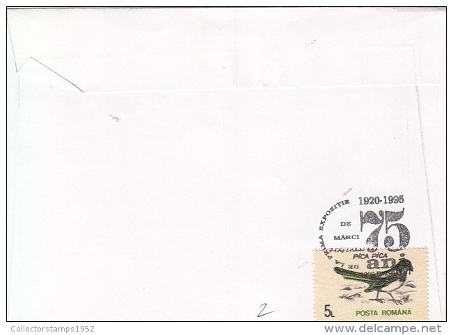 28782- DESIDERIUS URMANYI, PHILATELIST, TIMISOARA PHILATELIC CLUB, SPECIAL COVER, 1995, ROMANIA - Lettres & Documents