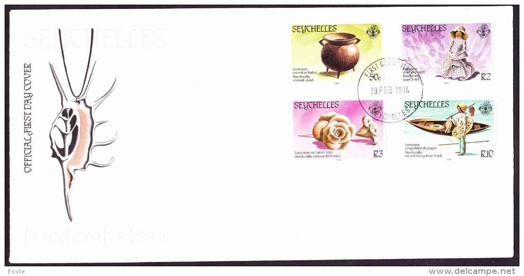 Seychelles - 1984 - Handicrafts - FDC - Seychelles (1976-...)