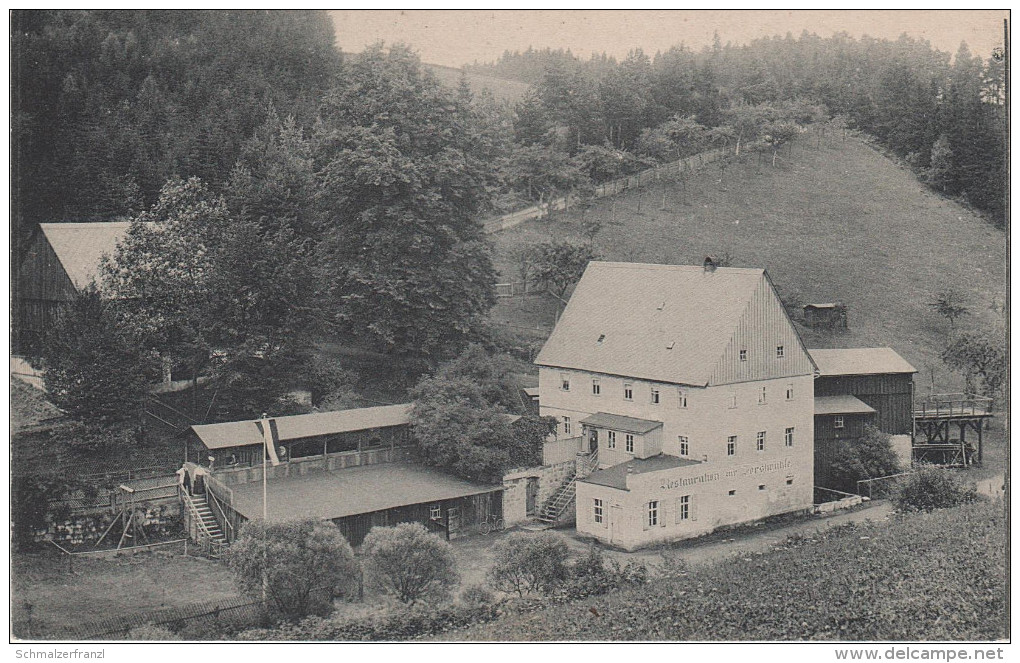 AK Gasthof Forstmühle Krippengrund Bei Krippen Schandau Schöna Postelwitz Kleinhennersdorf Papstdorf Cunnersdorf Pirna - Kleinhennersdorf