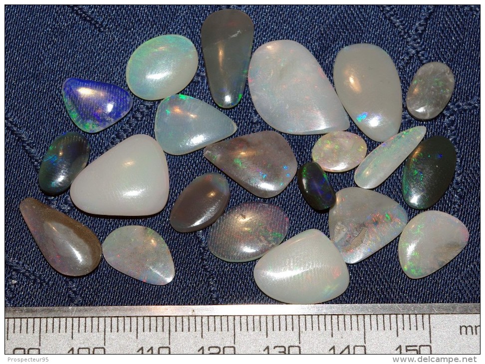 Lot D´Opales D´Australie De 37,30 Carats (n) - Minerals