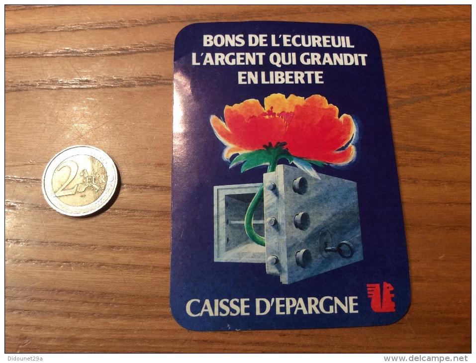 AUTOCOLLANT, Sticker "BONS DE L'ECUREUIL L'ARGENT QUI GRANDIT EN LIBERTÉ - CAISSE D'EPARGNE" - Autocollants