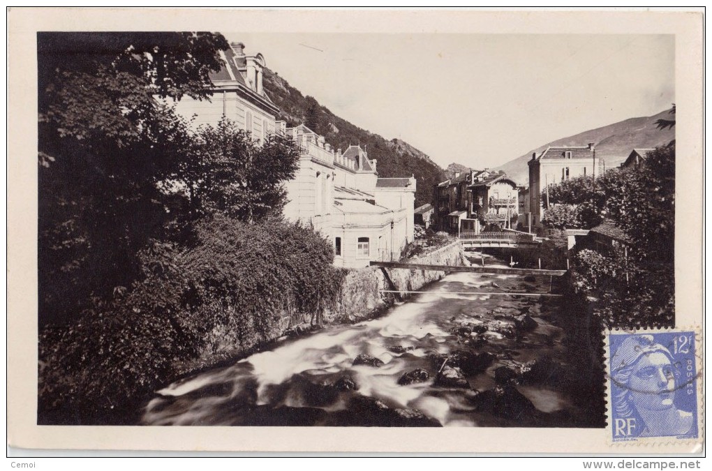 CPSM - AX LES THERMES (09) - Etablissement Thermal "le Teich" Au Bord De L'Ariège - 1949 - Ax Les Thermes