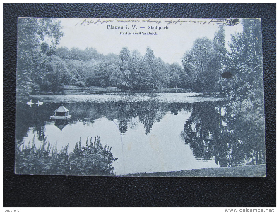 AK PLAUEN Stadtpark 1927 //// D*17535 - Plauen