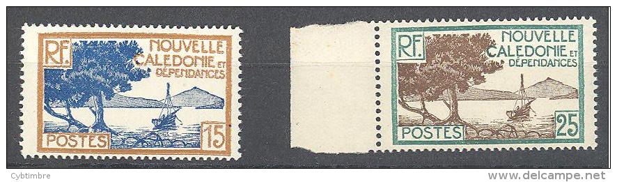 Nouvelle Caledonie: Entre Yvert N° 144 Et 146**;  MNH; 2 Valeurs**;voir Scan - Unused Stamps